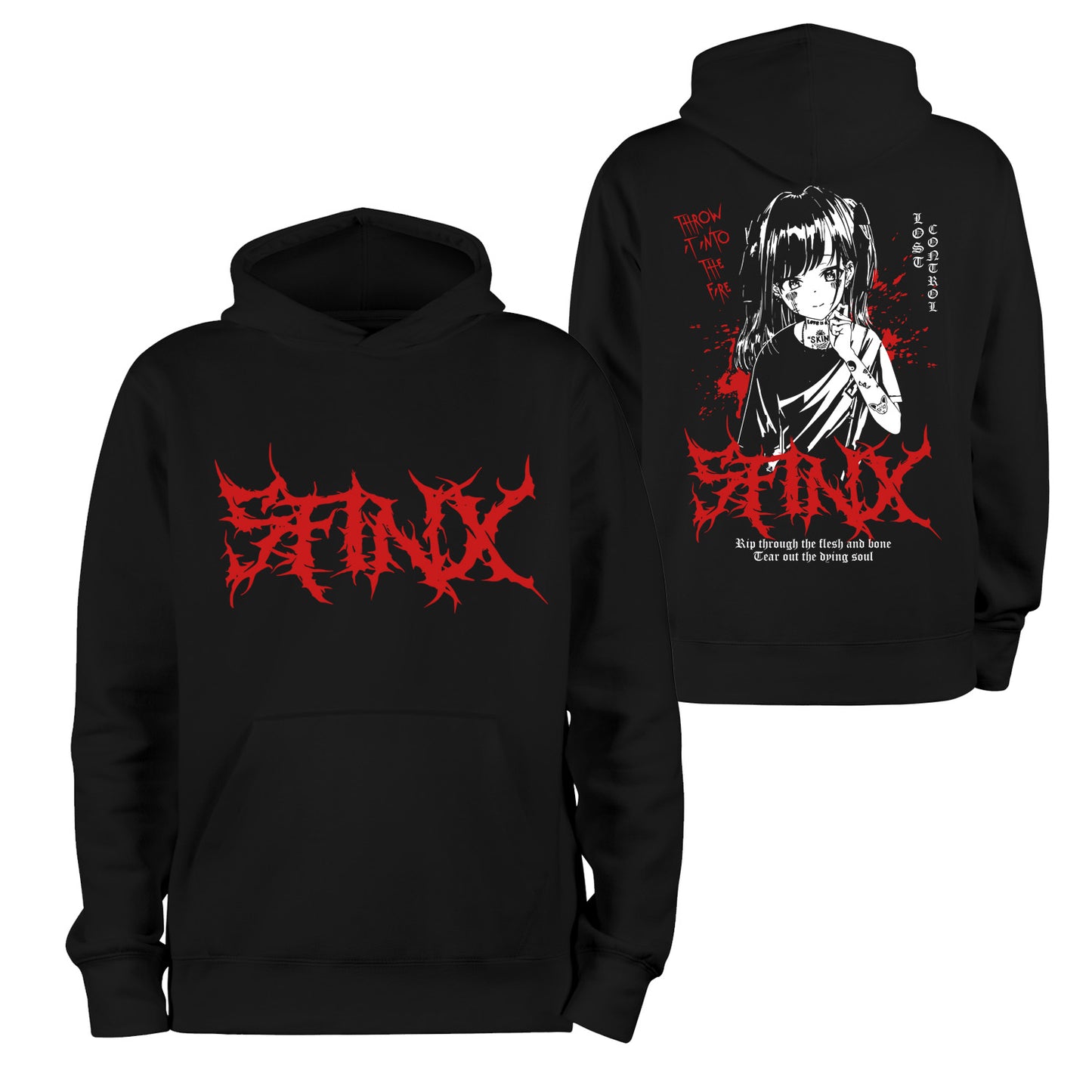 Lose Control Manga Hoodie